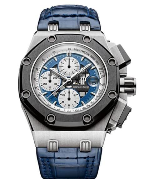 Review 26078PO.OO.D018CR.01 Audemars Piguet Royal Oak Offshore Chronograph Rubens Barrichello II replica watch - Click Image to Close